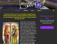 Tablet Screenshot of mysticalcoven.com